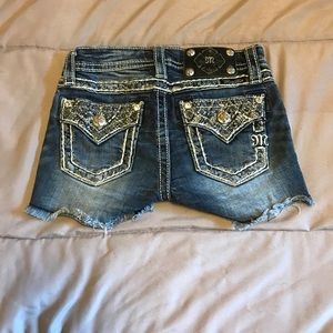 Girls size 8 Miss Me shorts